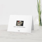 De Kerstkaart van de leguaan Feestdagen Kaart (Achterkant)