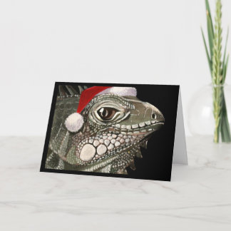 De Kerstkaart van de leguaan Feestdagen Kaart