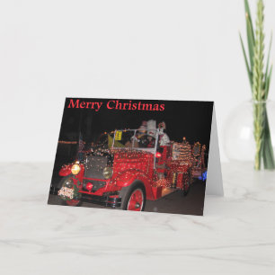 De Kerstkaart van de Parade van het elektrische Feestdagen Kaart