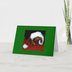De Kerstkaart van de tekkel Feestdagen Kaart