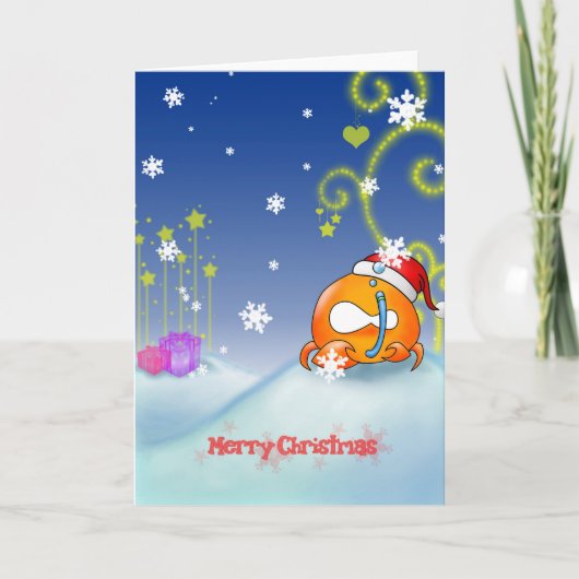 De Kerstkaart van kanker Feestdagen Kaart (Voorkant)