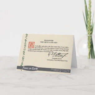 De Kerstkaart van Patton Feestdagen Kaart