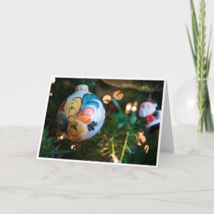 De Kerstkaart van Rosemaling (Vrede en Vreugde) Feestdagen Kaart