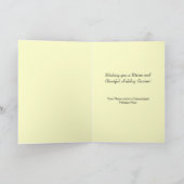 De Kerstkaarten van de Douane van de Zeilboot van Feestdagen Kaart (Binnen)