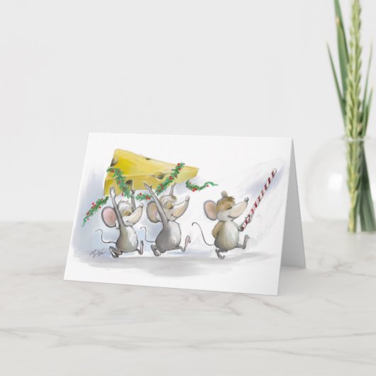 De kerstkaas in de zwarte Kaart (Voorkant)