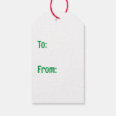 De kerstkerstkerstkerstkerstkerstkerstkerstman van cadeaulabel (Achterkant)