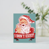 De Kerstman bestaat niet Feestdagenkaart (Staand voorkant)
