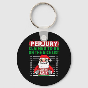 De Kerstman beweerde op de lijst van Nice North Po Sleutelhanger