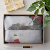 De Kerstman bouwt een Snowman-weefselpapier Tissuepapier (Geschenk)