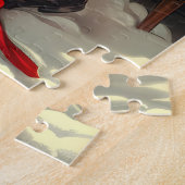 De Kerstman brengt de kinderen plezier Legpuzzel (Zijkant)