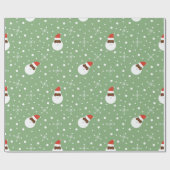 De kerstman? cadeaupapier (Vlak)