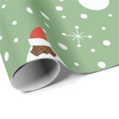 De kerstman? cadeaupapier (Rol Hoek)
