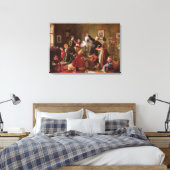 De kerstman canvas afdruk (Insitu (Slaapkamer))