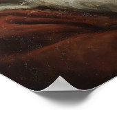 De Kerstman en Kitten Poster (Hoek)