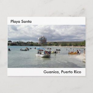 De Kerstman Engelse Guanica Puerto Rico van Playa Feestdagenkaart