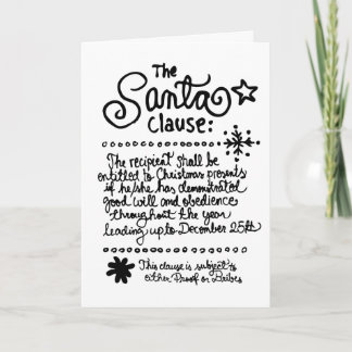 De Kerstman Feestdagen Kaart