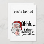 De Kerstman gelooft ook niet in jou Kaart (Voorkant / Achterkant)