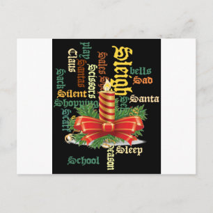 De kerstman heeft een fijne dag en een betere nach feestdagenkaart