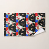 De Kerstman heeft een lijst Bad Handdoek (Handdoek)