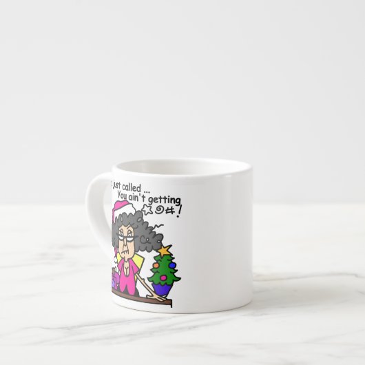 De Kerstman heeft gebeld Espresso Kop (Voorkant links)