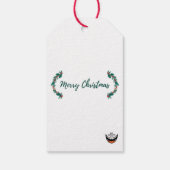 De Kerstman heeft je browsergeschiedenis gezien Cadeaulabel (Achterkant)