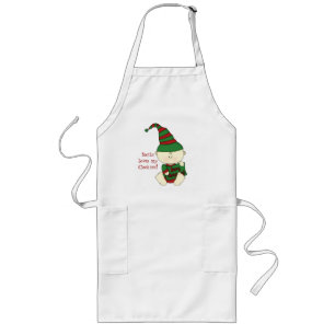 De Kerstman houdt van mijn koekjes!-Baby SantaI Lang Schort
