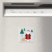 De Kerstman in de magneet van de bossen (Insitu (Vaatwasser))