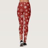 De Kerstman in de sneeuw Leggings (Achterkant)