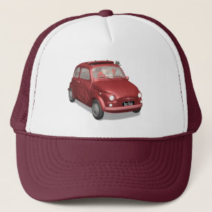 De Kerstman in Fiat 500 Trucker Pet