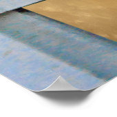 De Kerstman in het Venster Poster (Hoek)