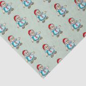 De Kerstman in Sandalen Tissuepapier (Detail)