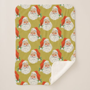 De kerstman is hier weer. sherpa deken