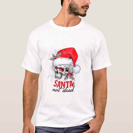 De kerstman is niet dood t-shirt (Voorkant)