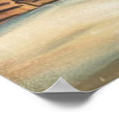 De kerstman is onderweg! poster (Hoek)