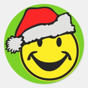 De kerstman... je ruggengraat. en ideeën ronde sticker