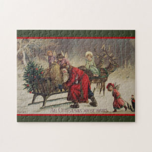 De kerstman Joy Jigzaag Puzzle Legpuzzel