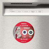 De Kerstman kijkt naar U! Magneet (Insitu (Vaatwasser))