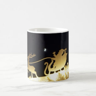 De Kerstman komt eraan...... (Mok) Koffiemok