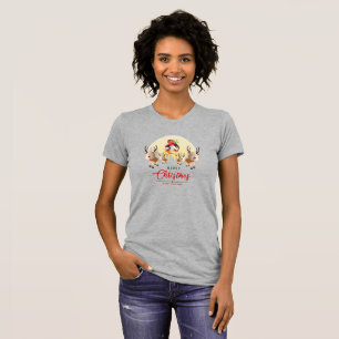 De kerstman komt eraan Slim voor vrouwen T-shirt