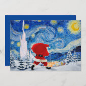 De kerstman komt het Aantal van de Lijst Programma (Voorkant / Achterkant)