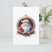 De kerstman komt naar de stad. kaart (Staand voorkant)