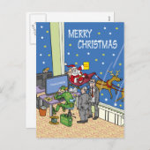 De Kerstman nr 12 Feestdagenkaart (Voorkant / Achterkant)