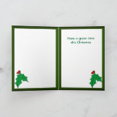 , De Kerstman Sherlock van de Kerstkaart Feestdagen Kaart (Binnen)