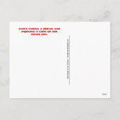 De Kerstman van Chattanooga Feestdagenkaart (Achterkant)