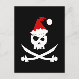 De Kerstman van de piraat Feestdagenkaart