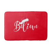 De Kerstman van het team - Merry kerstontwerp met  Badmat (Voorkant)