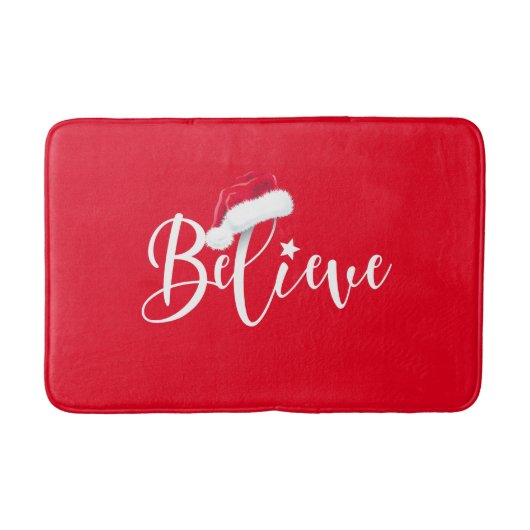 De Kerstman van het team - Merry kerstontwerp met  Badmat (Voorkant)