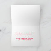 De Kerstman van Palm Springs Feestdagen Kaart (Binnen)