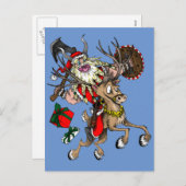 De Kerstman van Viking Feestdagenkaart (Voorkant / Achterkant)