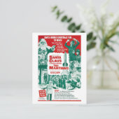 DE KERSTMAN VEROVERT HET BRIEFKAART VAN (Staand voorkant)